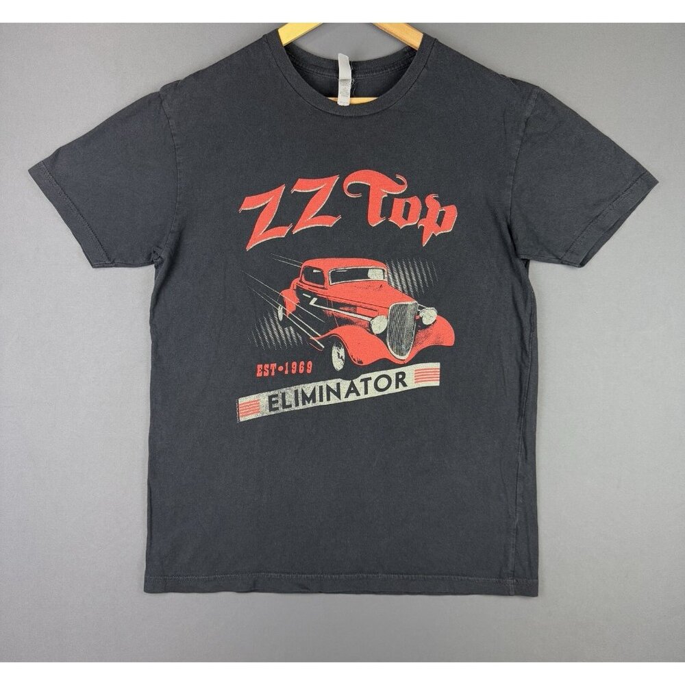 Vintage Y2K ZZ Top Eliminator Black Shirt Band Tee Tour Concert Album Promo Rare